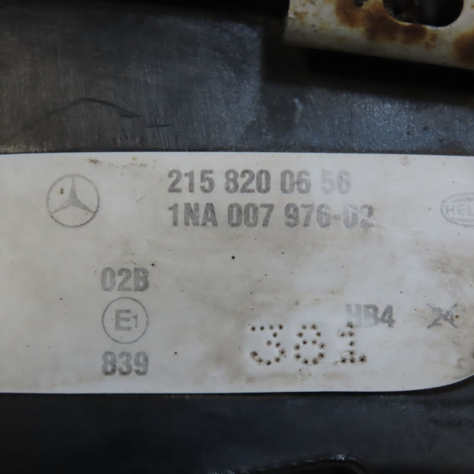 Phare antibrouillard avant droit occasion MERCEDES CLASSE C II Phase 1 SPORTCOUPE 03-2001->03-2004 2158200656 4