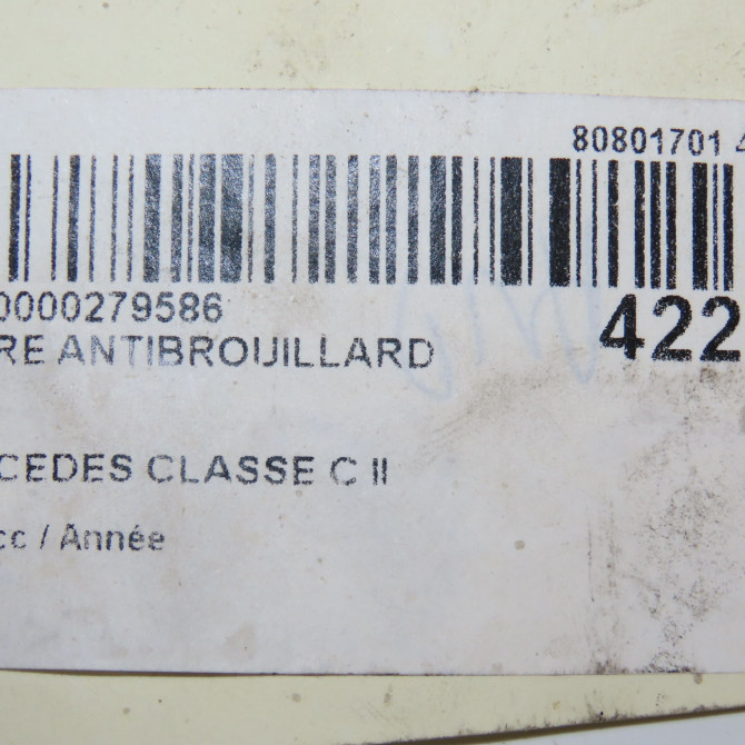 Phare antibrouillard avant droit occasion MERCEDES CLASSE C II Phase 1 SPORTCOUPE 03-2001->03-2004 2158200656 6