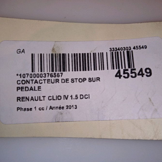 occasion RENAULT CLIO IV Phase 1 07-2012->... 1.5 DCI 90ch 253206170R 3