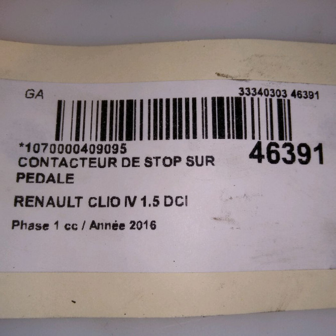 occasion RENAULT CLIO IV Phase 1 07-2012->... 1.5 DCI 90ch 253206170R 4