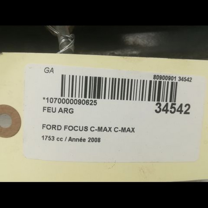 Feu arrière gauche occasion FORD CMAX I Phase 2 03-2007->09-2010 1.8 TDCI 8v 115ch 1543052 3