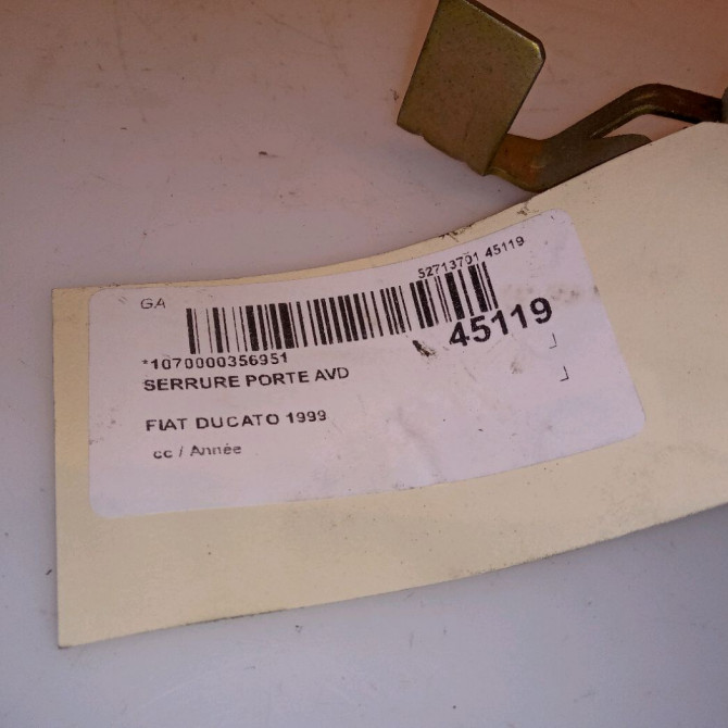 Serrure porte avd occasion DUCATO 1322692080 4