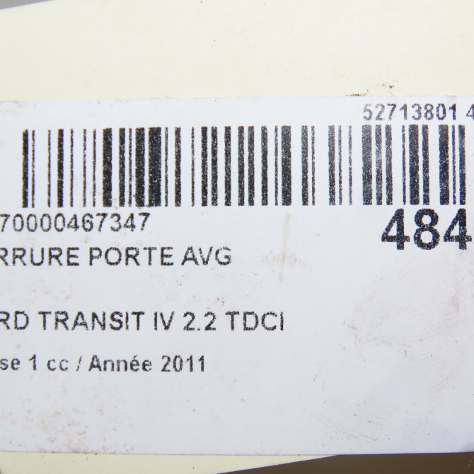 Serrure porte avg occasion FORD TRANSIT IV Phase 1 09-2006->... 2.2 TDCI 110ch 1818768 6
