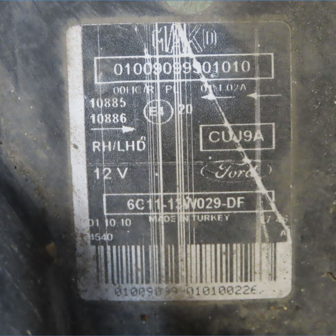 Phare droit occasion FORD TRANSIT IV Phase 1 09-2006->... 2.2 TDCI 110ch 1684408 4