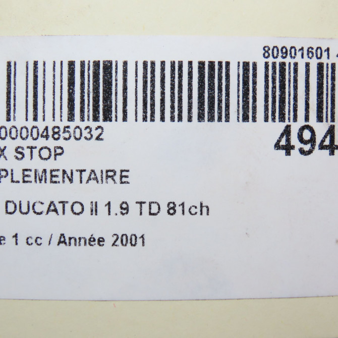 Feux stop supplementaire occasion FIAT DUCATO II Phase 1 06-1994->03-2002 1.9 TD 81ch 7