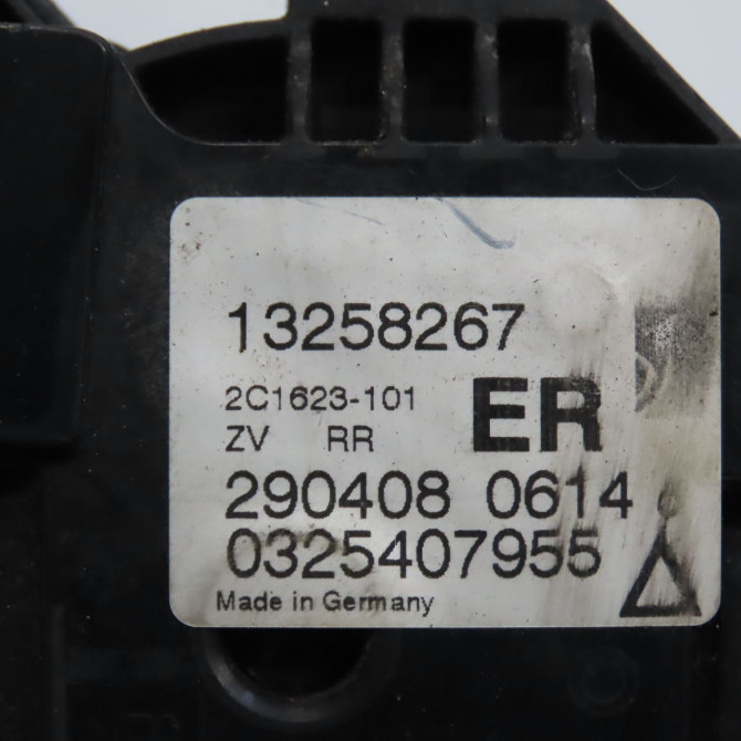 Serrure porte ard occasion OPEL CORSA IV Phase 1 09-2006->12-2010 1.2 TWINPORT 80ch 13258268 5