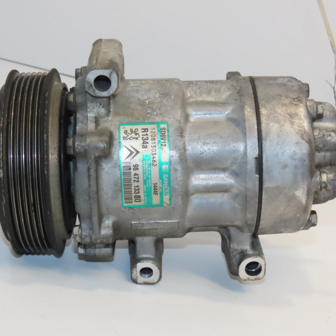 Compresseur air conditionne occasion PEUGEOT 307 Phase 1 04-2001->06-2005 2.0 HDI 16v 136ch 6453PE 2