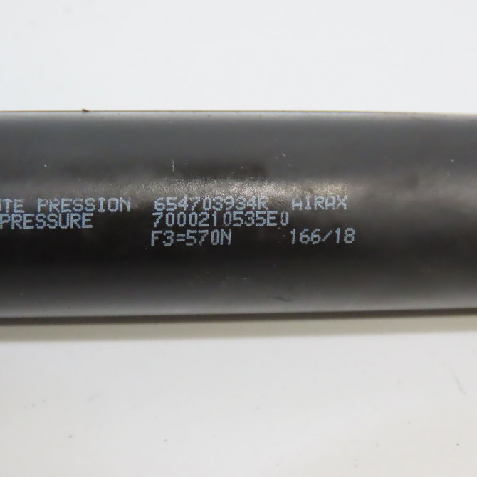 Verin d capot occasion RENAULT CLIO IV Phase 2 08-2016->... 0.9i TCE 654703934R 2