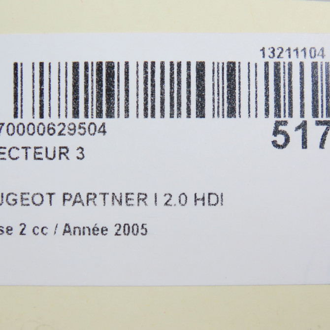 occasion PEUGEOT PARTNER I Phase 2 11-2002->05-2008 2.0 HDI 5