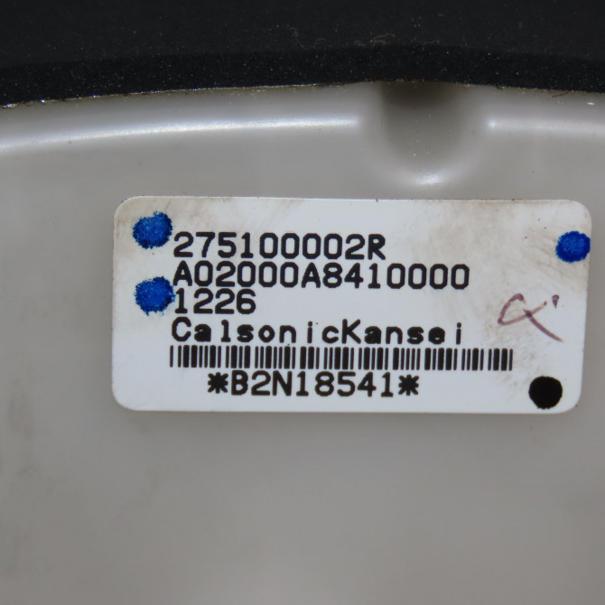 Commande de chauffage occasion RENAULT LAGUNA III Phase 2 11-2010->03-2013 1.5 DCI 8v 110ch 275100002R 4