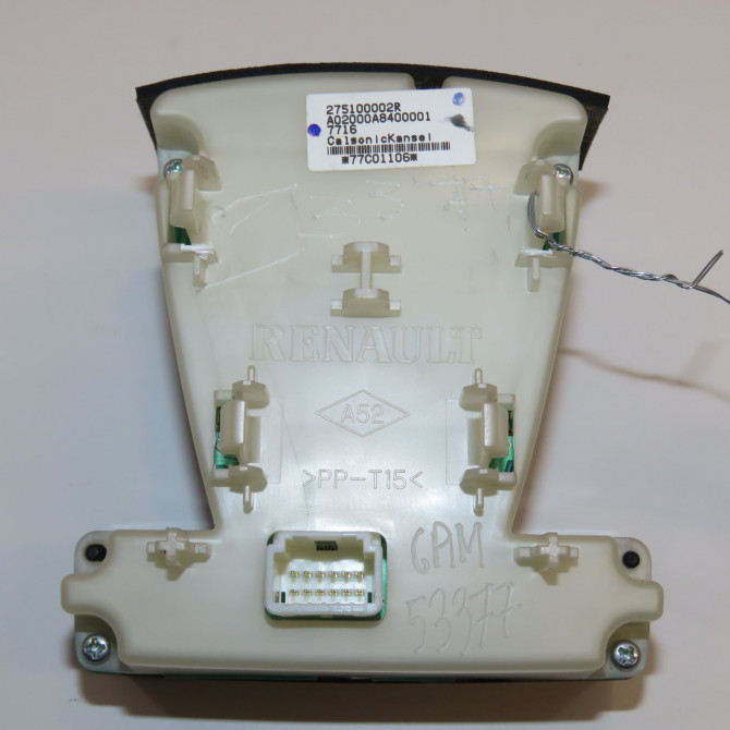 Commande de chauffage occasion RENAULT LAGUNA III Phase 1 10-2007->10-2010 2.0 DCI 130ch 275100002R 2