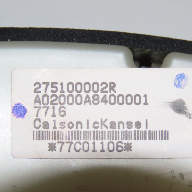 Commande de chauffage occasion RENAULT LAGUNA III Phase 1 10-2007->10-2010 2.0 DCI 130ch 275100002R 4