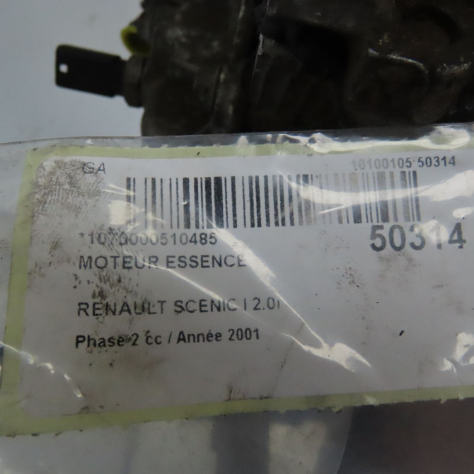 Moteur essence occasion RENAULT SCENIC I Phase 2 08-1999->06-2003 2.0i 140ch 7701473512 6