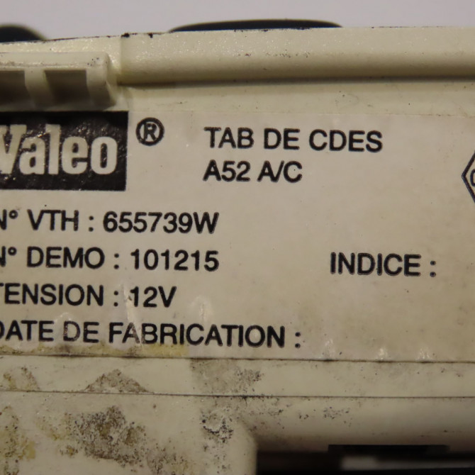 Commande de chauffage occasion RENAULT MEGANE I Phase 1 11-1995->03-1999 1.6i 7701041846 4