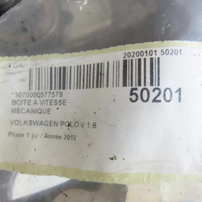 Boîte à vitesse mecanique occasion VOLKSWAGEN POLO V POLO V Phase 1 2009-09-01->2014-05-31 1.6 TDI 90 2R300042P 6