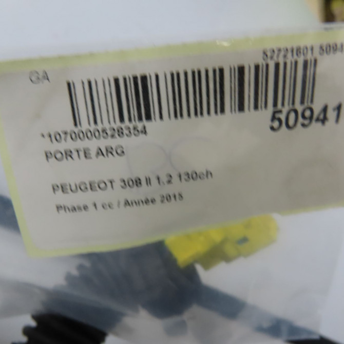 Porte arrière gauche occasion PEUGEOT 308 II 308 II Phase 1 2013-06-01->2017-08-31 1.2 130ch 9802165680 5