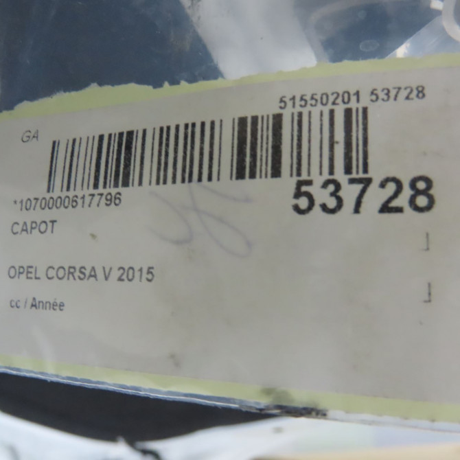 Capot occasion  39035277 6