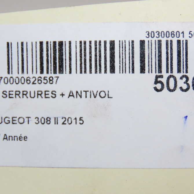 Kit serrures + antivol occasion 7