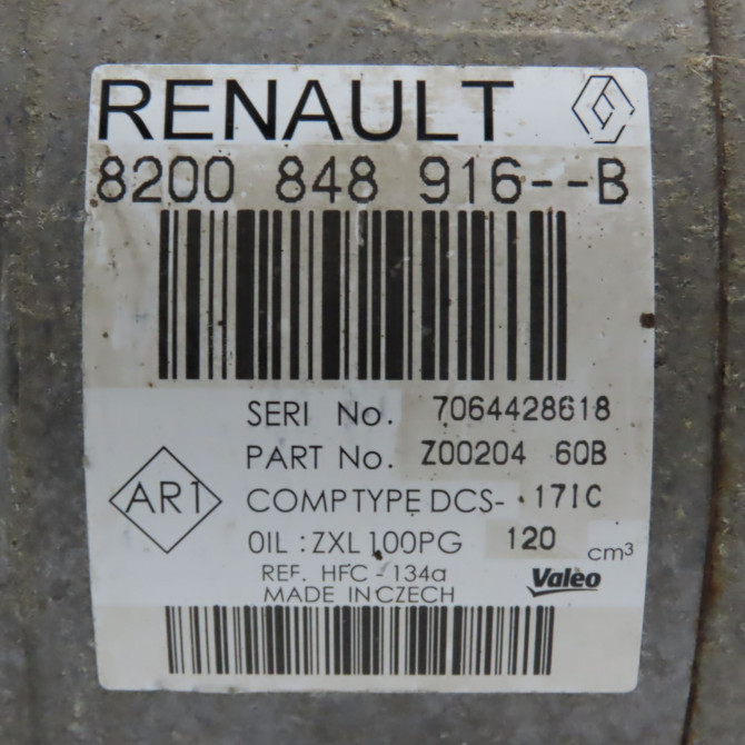 Compresseur air conditionne occasion RENAULT MASTER III Phase 2 06-2014->... 2.3 DCI 145ch 926000373R 4