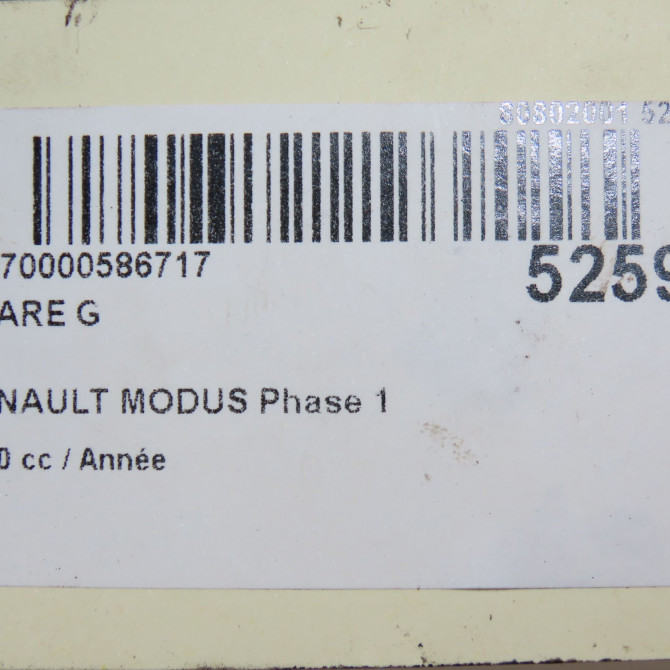 Phare gauche occasion RENAULT MODUS Phase 1 09-2004->12-2007 7701069734 6