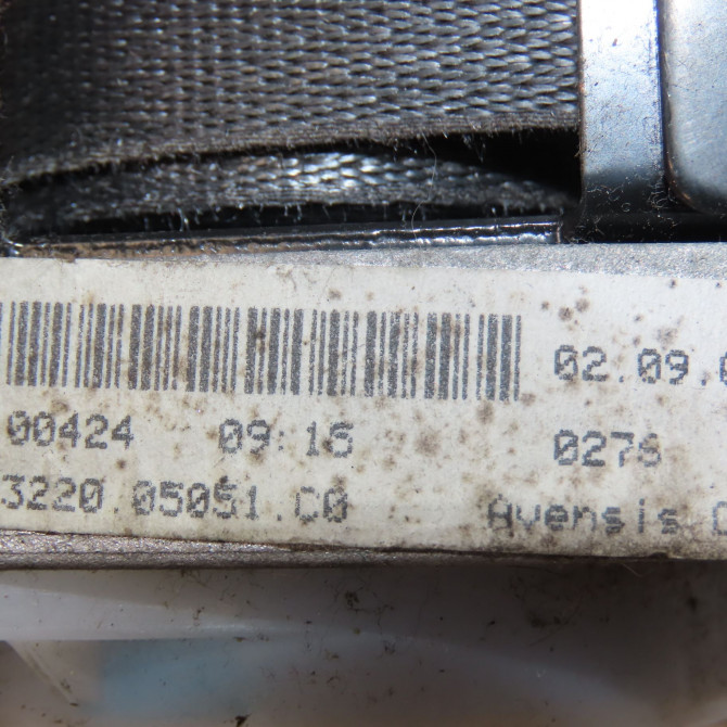 Ceinture avant gauche occasion TOYOTA AVENSIS II phase 1 05-2003->08-2006 115 D-4D 7322005051C0 4