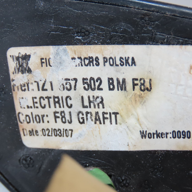 Retroviseur exterieur electrique droit occasion SKODA OCTAVIA I 1Z1857508G01C 6