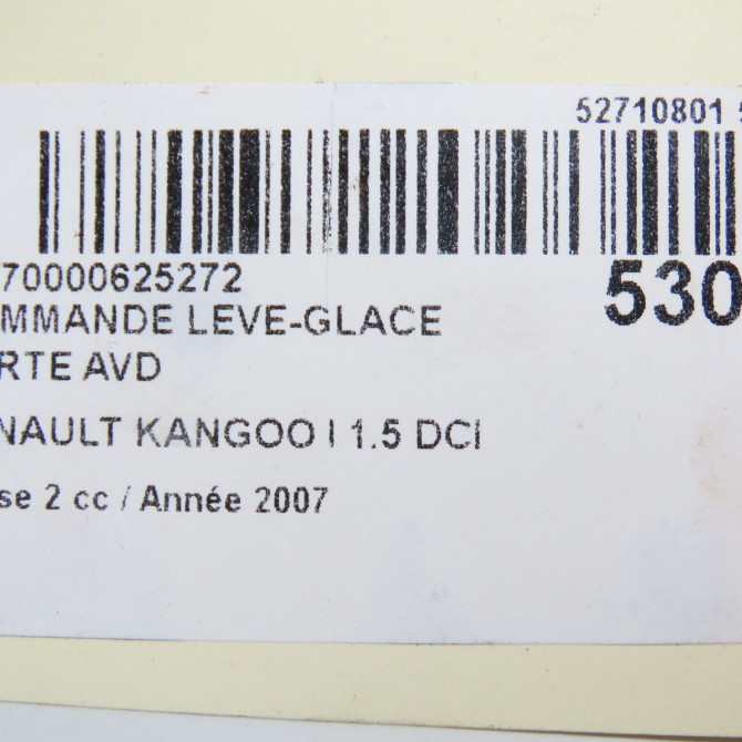 Commande lève-glace porte avant droite occasion RENAULT KANGOO I Phase 2 03-2003->06-2010 1.5 DCI 70ch 8200199223 4