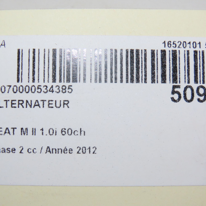 Alternateur occasion SEAT 146 Phase 1 04-1995->04-1999 1.0i 60ch 4C903023B 8