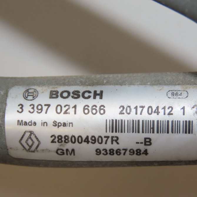 Moteur essuie-glace avant occasion RENAULT TRAFIC III Phase 1 06-2014->... 1.6 DCI 120ch 288004907R 5