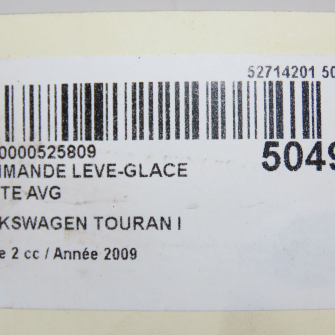 Commande lève-glace porte avant gauche occasion VOLKSWAGEN TOURAN I Phase 2 11-2006->09-2010 2.0TDi 16v 140ch 4