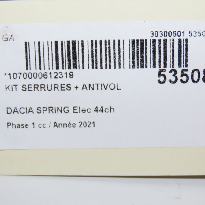 Kit serrures + antivol occasion 4