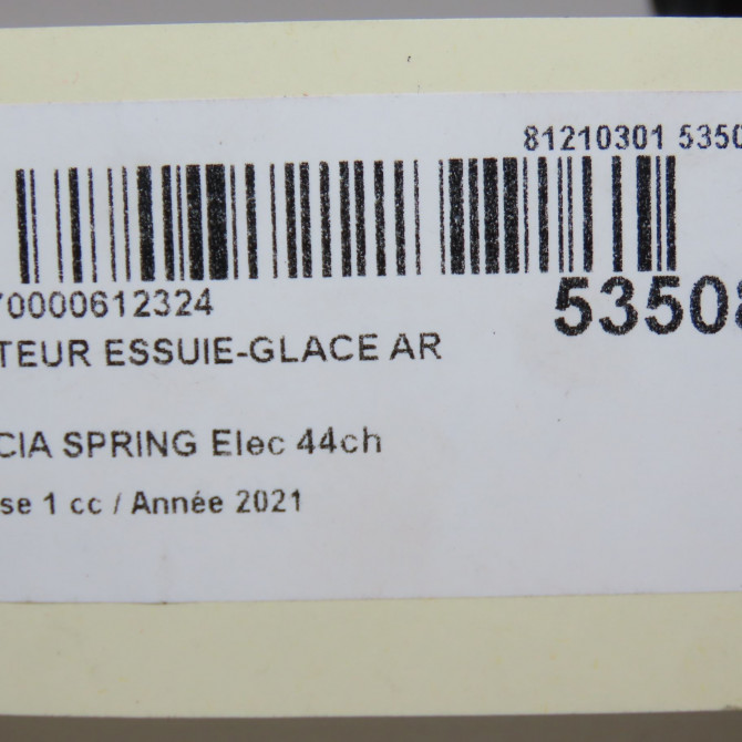Moteur essuie-glace arrière occasion  287100505R 4