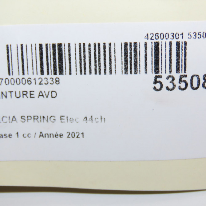 Ceinture avant droite occasion  868840140R 3