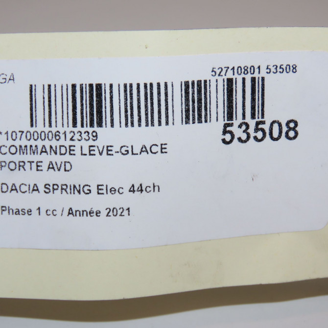 Commande lève-glace porte avant droite occasion 3