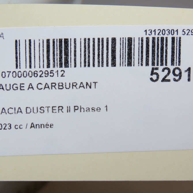 Jauge a carburant occasion DACIA DUSTER II Phase 1 10-2017->... 172026459R 6