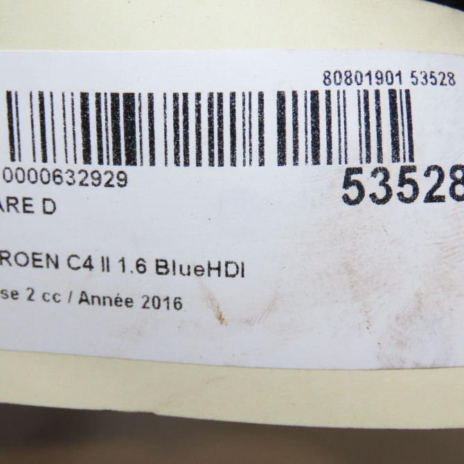 Phare droit occasion CITROEN C4 II Phase 2 11-2014->... 1.6 BlueHDI 120ch 9808623780 4