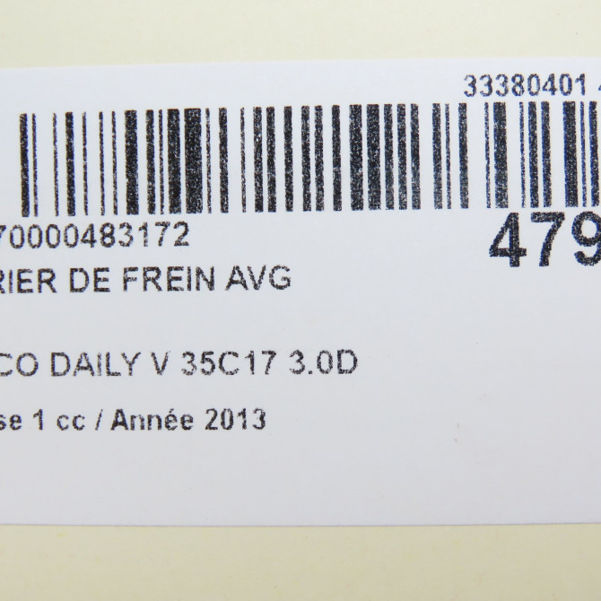 Etrier de frein avant gauche occasion  504354333 6