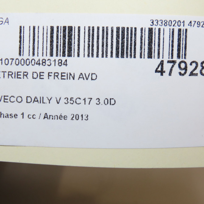 Etrier de frein avant droit occasion  504354334 5