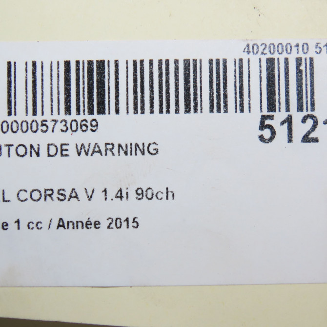 Bouton de warning occasion  39149275 4