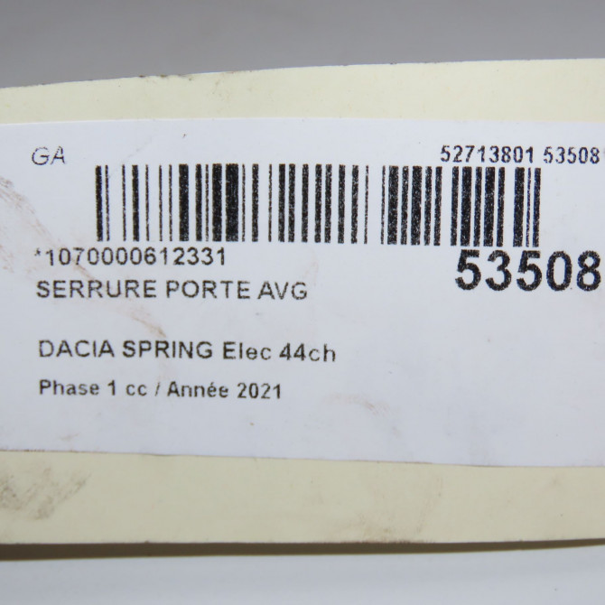 Serrure porte avg occasion  805036339R 5