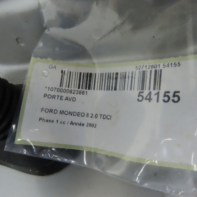 Porte avant droite occasion FORD MONDEO II Phase 1 09-2000->06-2007 2.0 TDCI 130ch 1446436 6