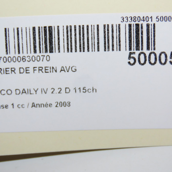 Etrier de frein avant gauche occasion IVECO DAILY IV phase 1 04-2006->04-2009 2.2 D 115ch 504354333 5