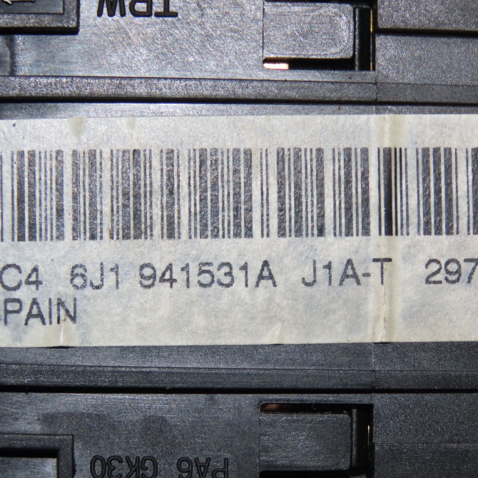 Interrupteur commande de phares occasion SEAT IBIZA IV Phase 1 05-2008->01-2012 1.9 TDI 105ch 6J1941531ALAT7 4