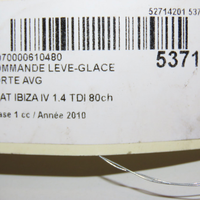 Commande lève-glace porte avant gauche occasion SEAT IBIZA IV Phase 1 05-2008->01-2012 1.4 TDI 80ch 1K3959857CREH 3