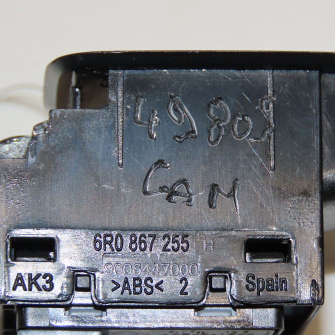 Commande leve-glace porte arrière droite occasion VOLKSWAGEN POLO V 6C0959855WHS 3