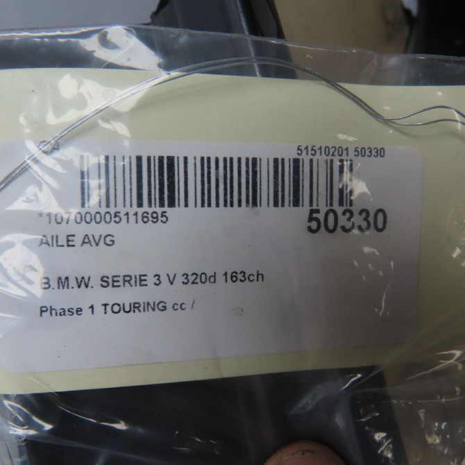 Aile avant gauche occasion B.M.W. SERIE 3 V Phase 1 04-1995->04-1999 320d 163ch 41355A55AF3 5