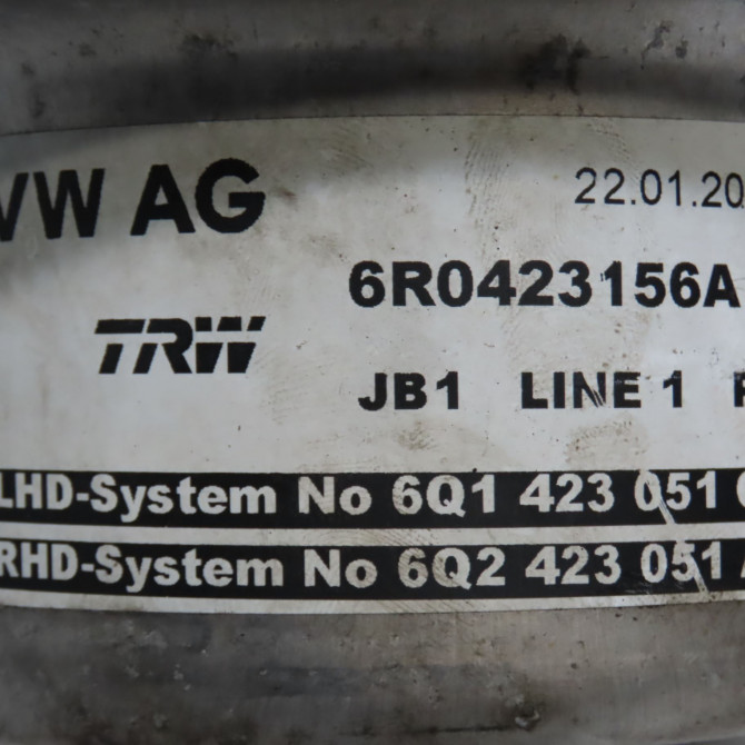 Moteur electrique de direction assistée occasion SKODA FABIA II Phase 1 05-2007->03-2010 1.4 TDI 80ch 6R0423156C 4