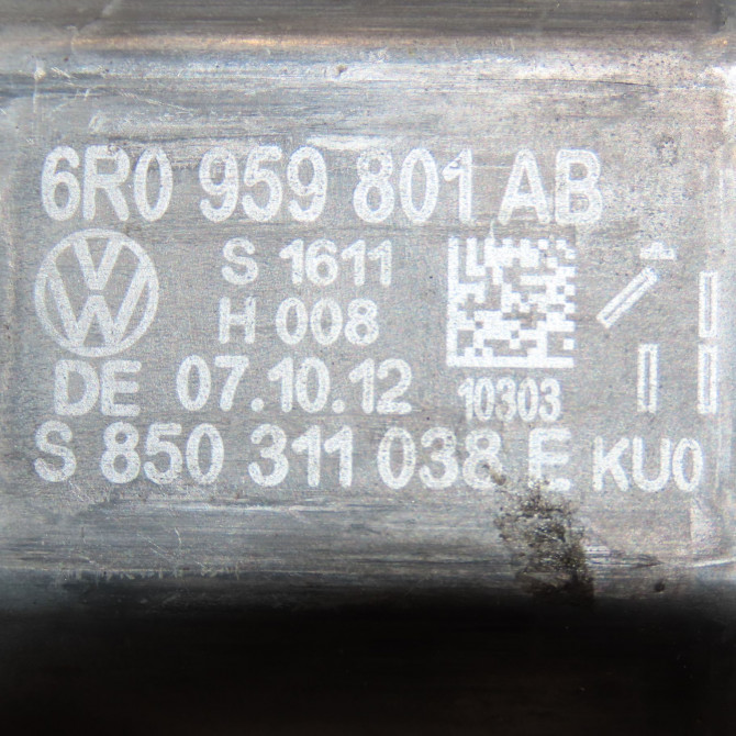 Mecanisme+moteur leve-glace avg occasion VOLKSWAGEN POLO V POLO V Phase 1 2009-09-01->2014-05-31 1.6 TDI 90ch 6R4837461N 5