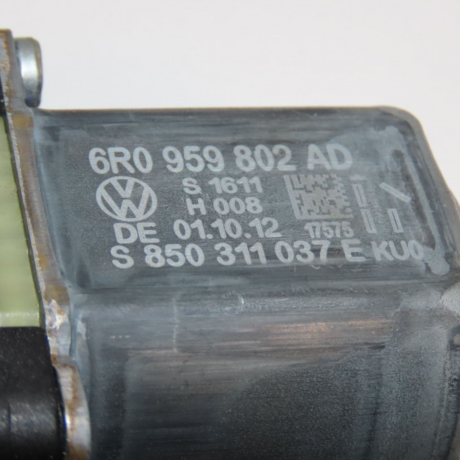 Mecanisme + moteur lève-glace avant droit occasion VOLKSWAGEN POLO V POLO V Phase 1 2009-09-01->2014-05-31 1.6 TDI 90ch 6R4837462N 4