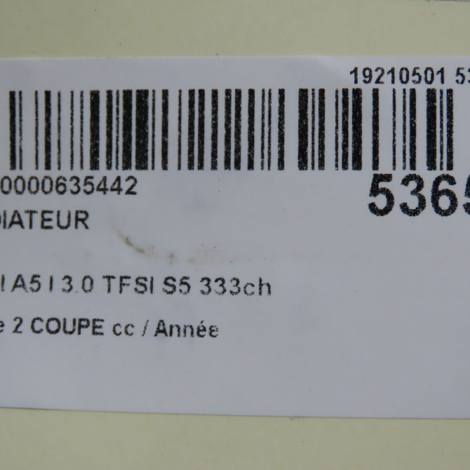 Radiateur occasion  8K0121251AM 5